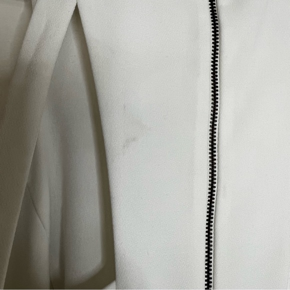 Adelyn Rae Asymmetrical Cutout Dress tribal Boho white lined dress, size Small - Picture 12 of 16